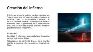 EL INFIERNO HOY DESDE LA VISION CATOLICA | PPTX