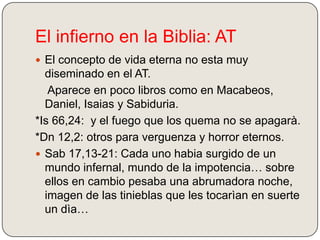El infierno en la biblia y el catecismo | PPTX