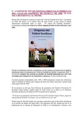 El informe sobre 1890 | PDF