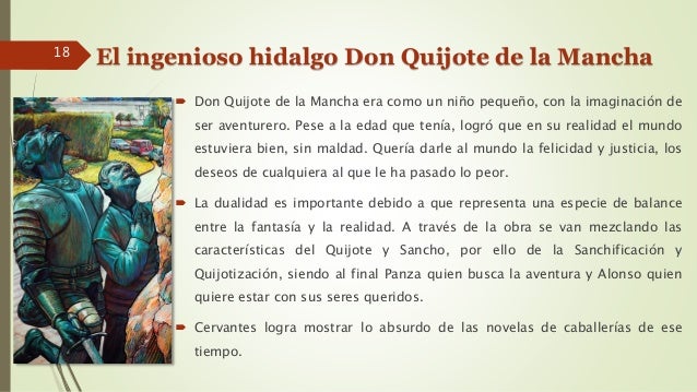 El ingenioso hidalgo Don Quijote de la Mancha