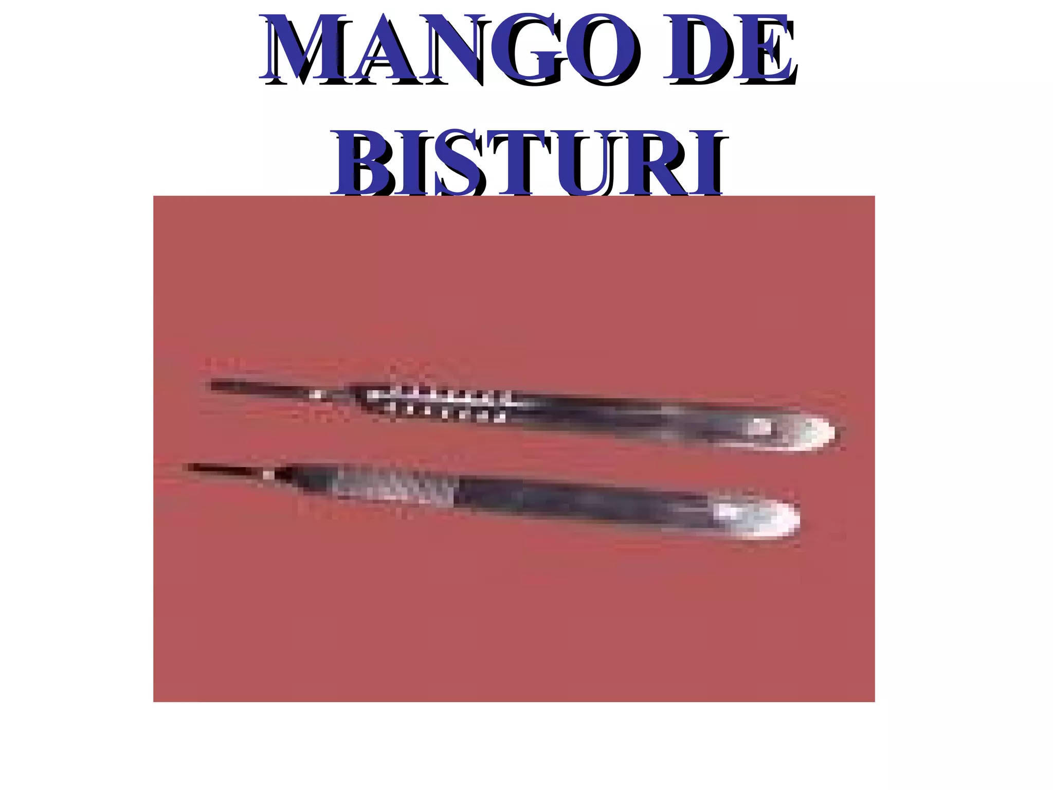 MANGO DE BISTURI