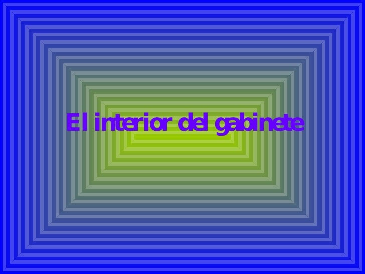 El Interior Del Gabinete