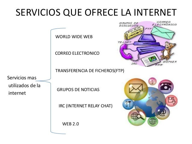 Que Servicios Y Utilidades Ofrece El Internet www.slideshare.net