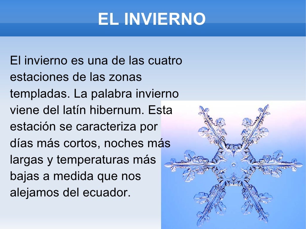 El Invierno El Invierno