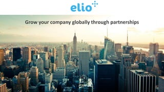 Grow your company globally through partnerships
 