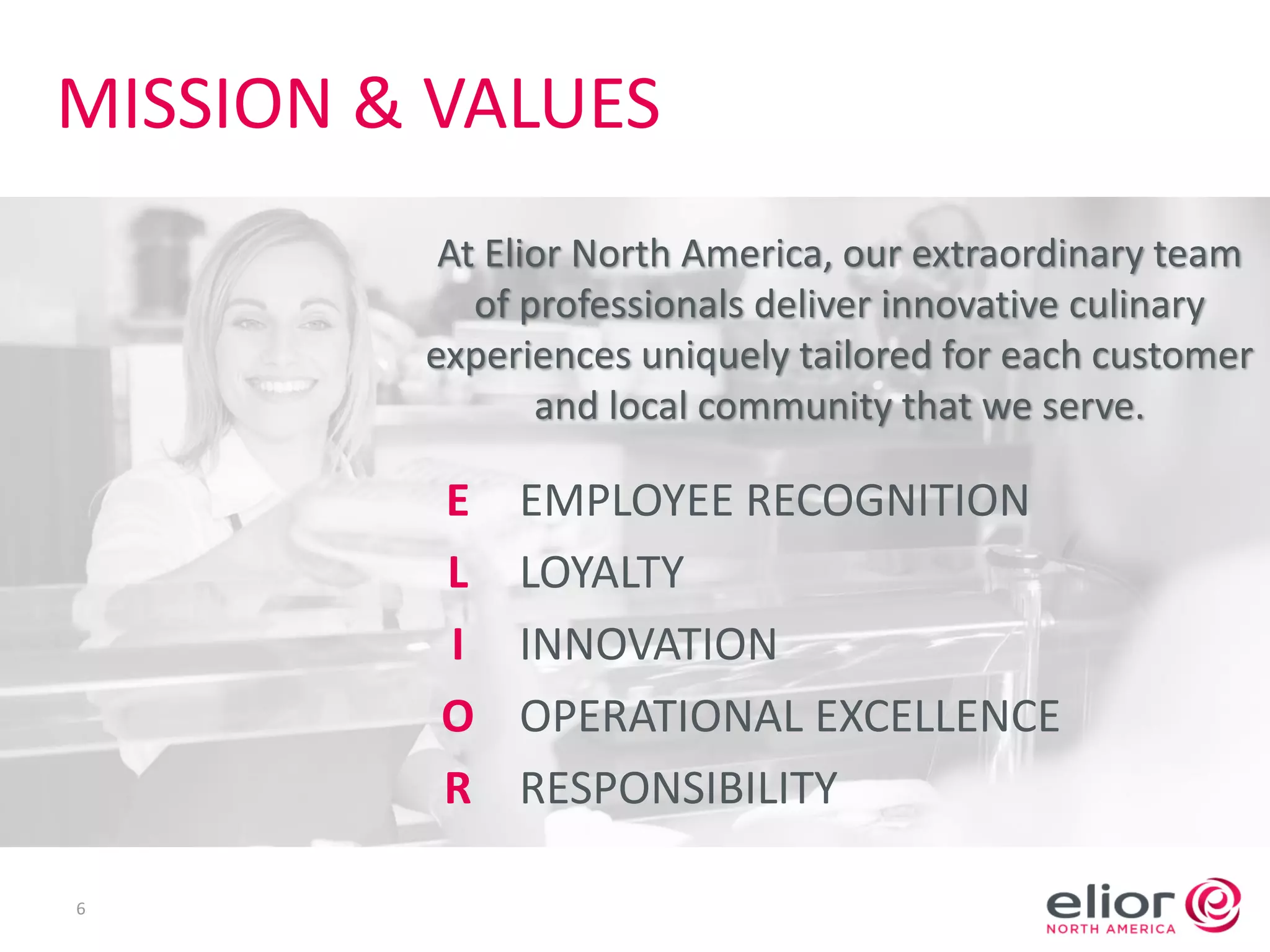 Elior NA Overview | PDF