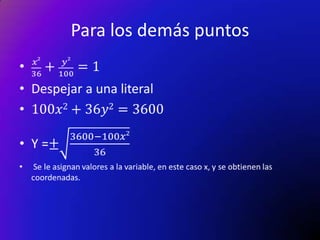 Para los demás puntos

 