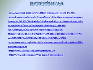 Por ser umatécnicaaltamentesensível e específica, é muitosusceptível a erros de pipetagem, variaçõesnos tempos de incubação e lavagens, e alteraçõesnosreagentes.PRINCIPAIS TIPOShttp://www.elisa-development.com/