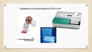 Equipment for performing the ELISA test
 