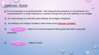 ENZYME LINKED IMMUNOSORBENT IMMMUNO ASSAY | PPTX