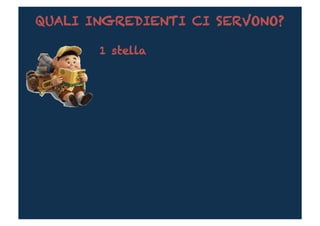 QUALI INGREDIENTI CI SERVONO?

       1 stella
 