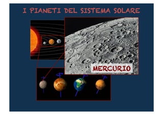 I PIANETI DEL SISTEMA SOLARE




                MERCURIO	
  
 