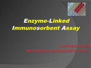 Enzyme-Linked
Immunosorbent Assay
 