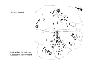 Idolo cilindro

Pedra das Ferraduras,
Cotobade, Pontevedra

 