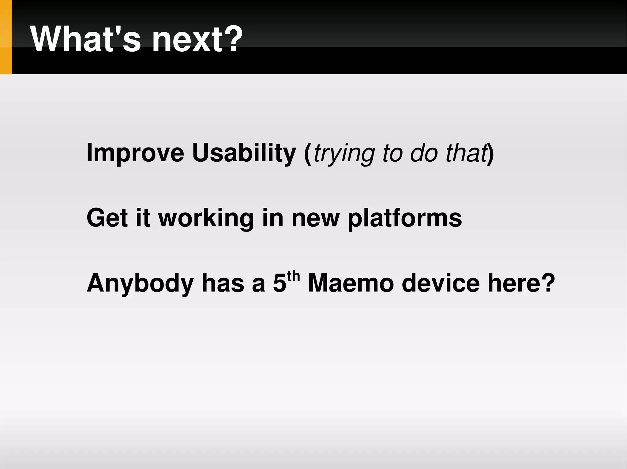 Elisator slides for Maemo Summit 2008
