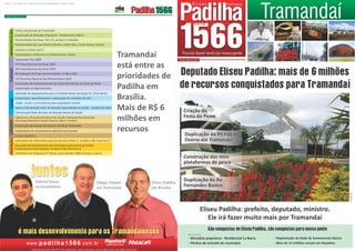 Deputado Eliseu Padilha: mais de 6 milhões de recursos conquistado para Tramandaí.
