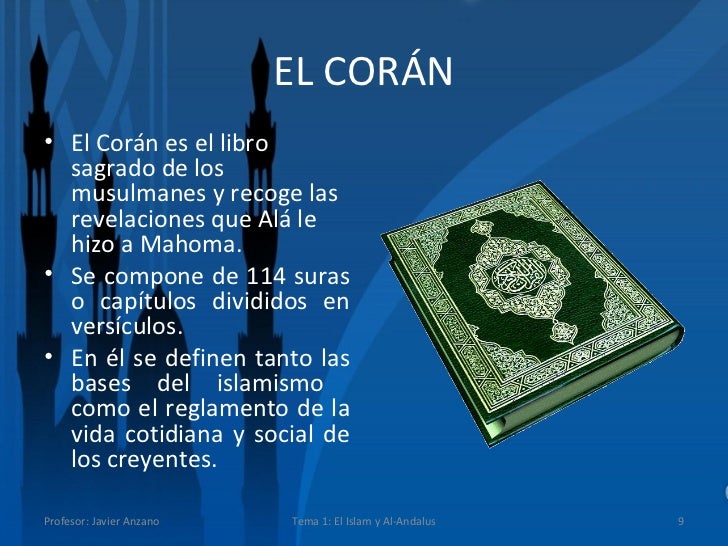 Tema 1. El Islam y AlAndalus
