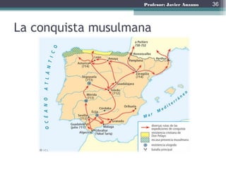 Profesor: Javier Anzano
La batalla de Guadalete
36
 