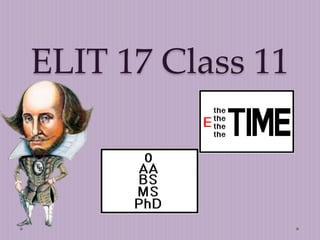 ELIT 17 Class 11
 
