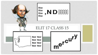 ELIT 17 CLASS 15
 