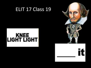 ELIT 17 Class 19
 