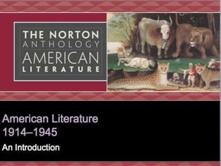 American Literature
1914–1945
An Introduction
 