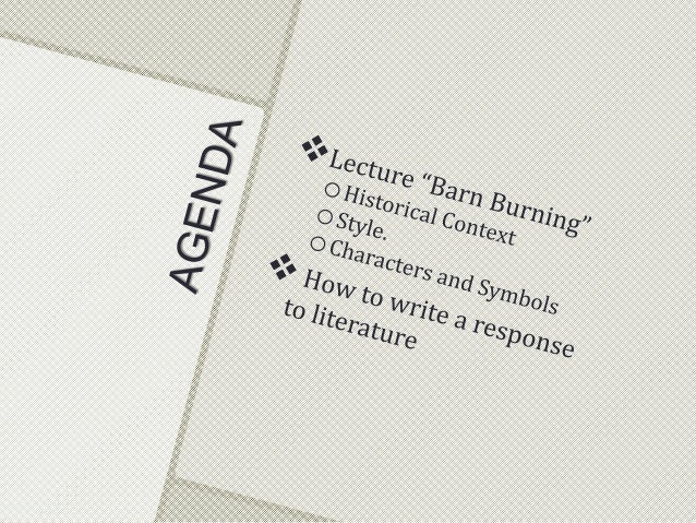 the theme of morals and values in william faulkners barn burning Analysis of the barn burning by william faulkner essays a person make a choice between what his parent(s) and / or family believes and his own values the central theme in william faulkner's barn burning is initiation and morality. the theme of morals and values in william faulkners barn burning Analysis of the barn burning by william faulkner essays a person make a choice between what his parent(s) and / or family believes and his own values the central theme in william faulkner's barn burning is initiation and morality.