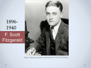 Fitzgerald came from two widely different families. He
had early on developed an inferiority complex in a
family where the...