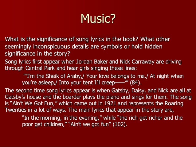 the significance of nick carraway in the great gatsby a novel by f scott fitzgerald F scott fitzgerald does not us the words american dream in the novel, the great gatsby which nick carraway returns to reconnect with in the mid-west are completely absent from the east. the significance of nick carraway in the great gatsby a novel by f scott fitzgerald F scott fitzgerald does not us the words american dream in the novel, the great gatsby which nick carraway returns to reconnect with in the mid-west are completely absent from the east.