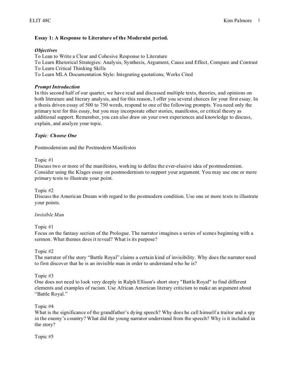 Battle royal essay 08 image