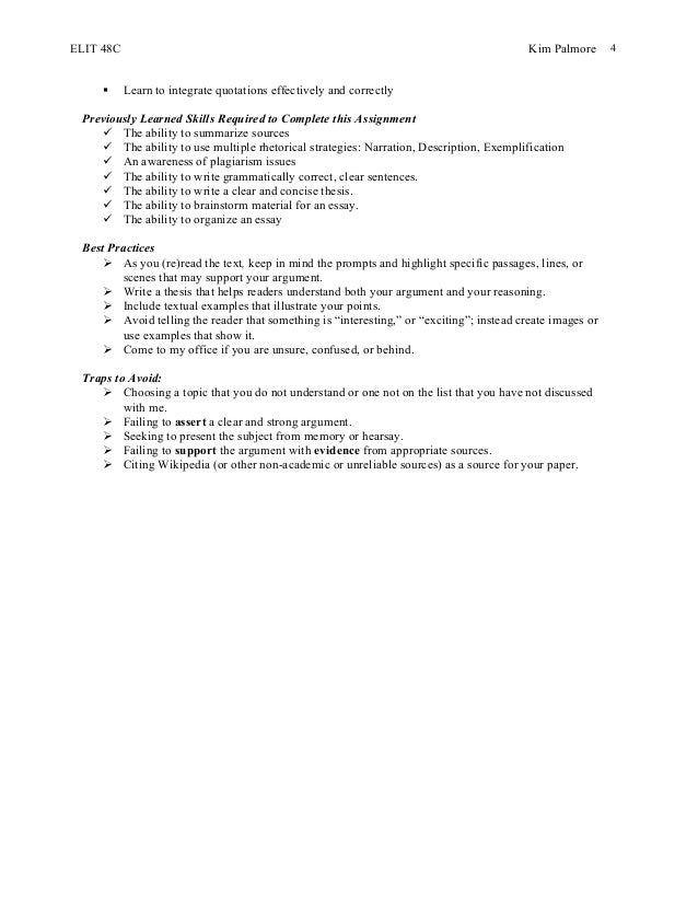 Improve essay writing technique your