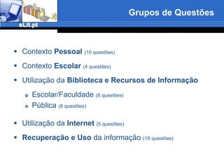 Quando os estudantes acedem á informação, um processo de avaliação e selecção é automaticamente activado e este processo é influenciado pela situação, contexto e meio