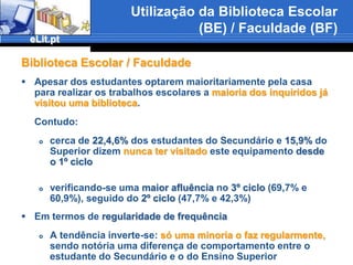 Uso de motores de buscaOpção: Uso Muito FrequenteO Google lidera, embora o Yahoo tenha representatividade no Secundário%
