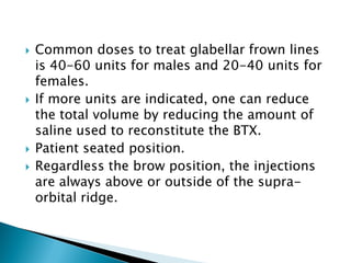BTX-A:

◦ Long-term follow-up studies have shown it to be a
  very safe and effective treatment, with up to 90
  percent o...