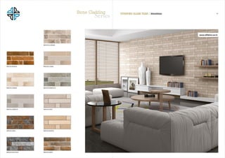 VITRIFIED GLAZE TILES I 300x600MM 14Stone Cladding
BRICKS NEROBRICKS NATURAL
BRICKS MARFILBRICKS GRIS
BRICKS GREYBRICKS GRENITE
BRICKS EMERALDBRICKS CREMA
BRICKS CAMELBRICKS SONZA
BRICKS ALMOND
 