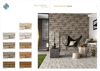 VITRIFIED GLAZE TILES I 300x600MM 04Wood Cladding
NUBIAWENGENUBIA SAGE
NUBIA NUTNUBIA NATURAL
NUBIA MOSSNUBIA GRIS
NUBIA ASHNUBIA EMARALD
NUBIA CREMA
 