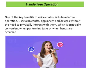 a presentations on voice control of electrical appliances | PPTX