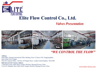 Elite Flow Control PPT katalog valve pipa | PDF