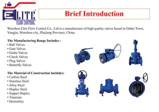 Elite Flow Control PPT katalog valve pipa | PPT
