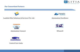 Our Consortium Partners
Lumbini Elite Solutions & Services Pvt. Ltd. Automation Excellence
Automation Connect SPowerZ
Control Care India
 