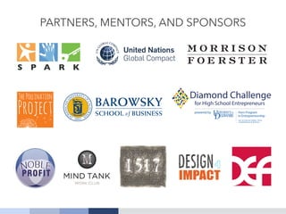 PARTNERS, MENTORS, AND SPONSORS
 