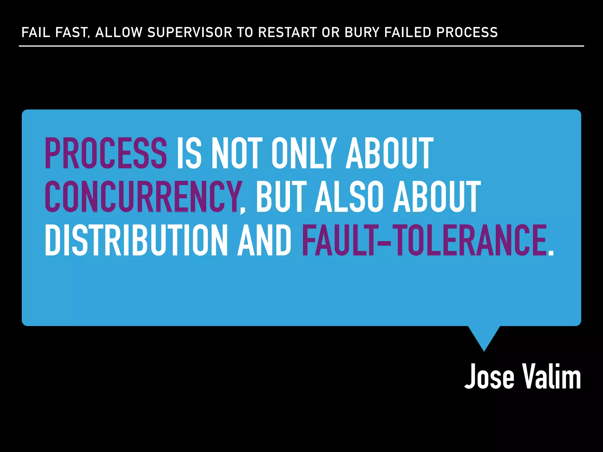 What about concurrency?
 