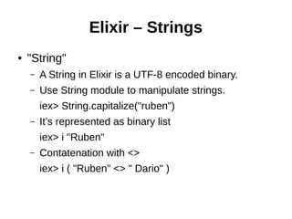 Elixir basics | ODP