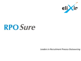 Leaders in Recruitment Process Outsourcing
 