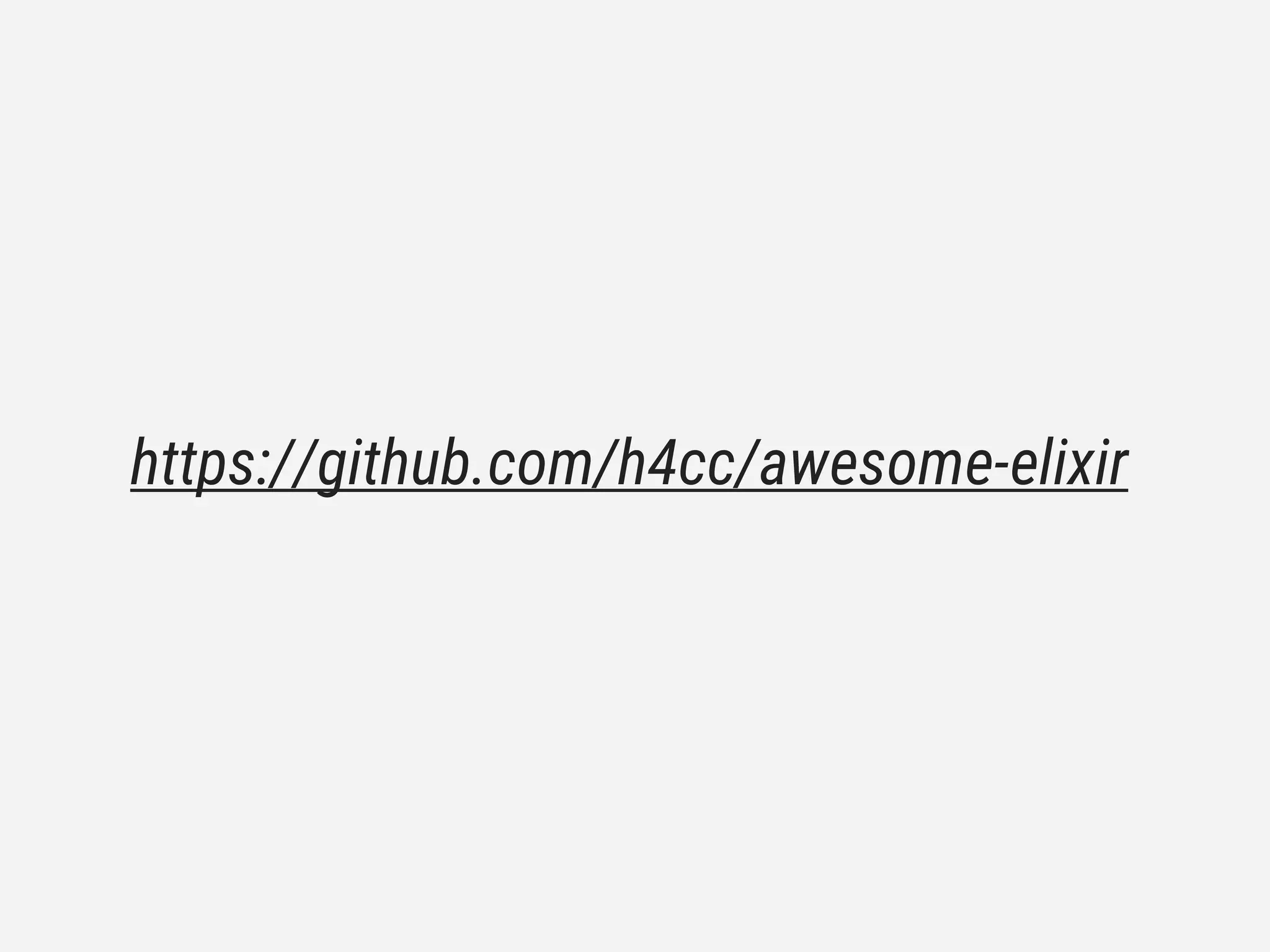 https://github.com/h4cc/awesome-elixir
 