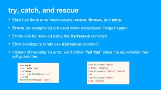 Elixir Error Reporting Elixir | PPTX