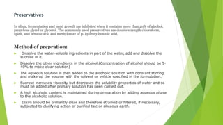 Pharmaceutical Elixirs | PPTX