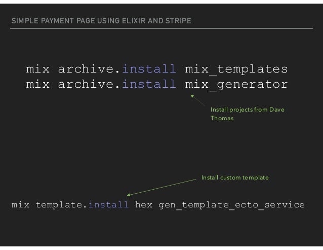 stripe template