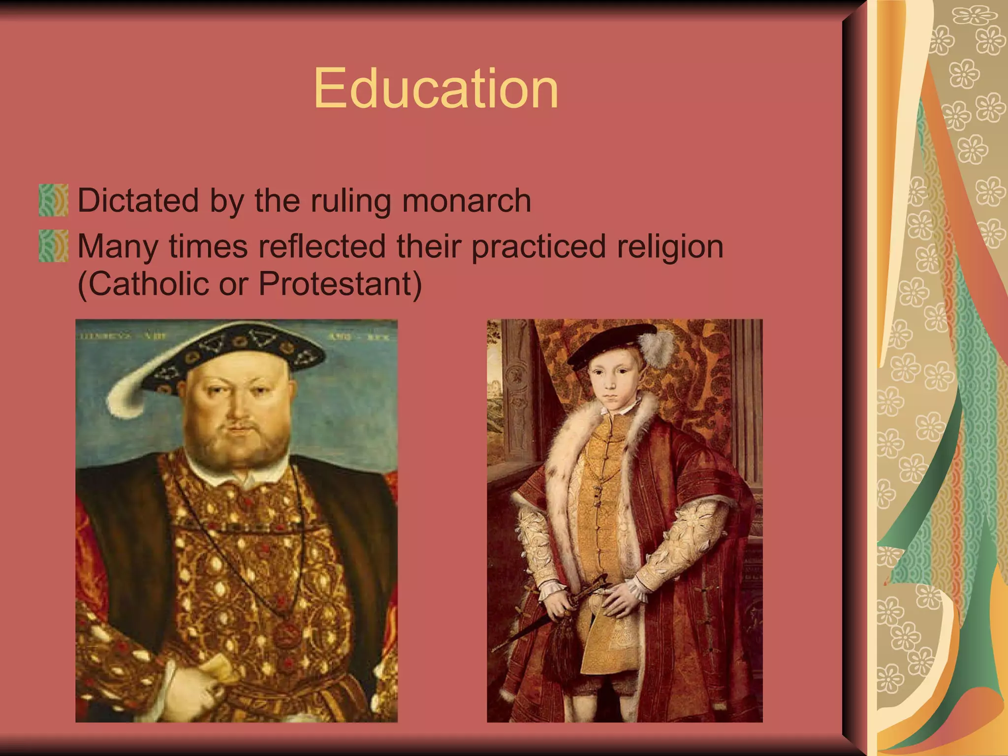 Elizabethan Childhood And Education PPT elizabethan-childhood-and-education-ppt