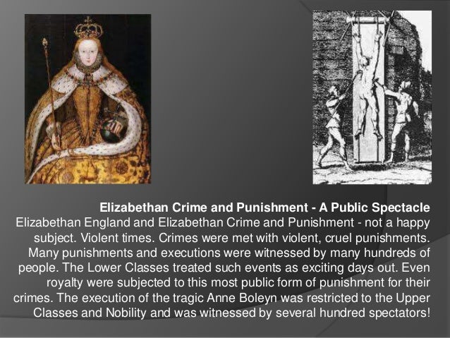 crime and punishment in the elizabethan era essay crime and punishment in the elizabethan era essay